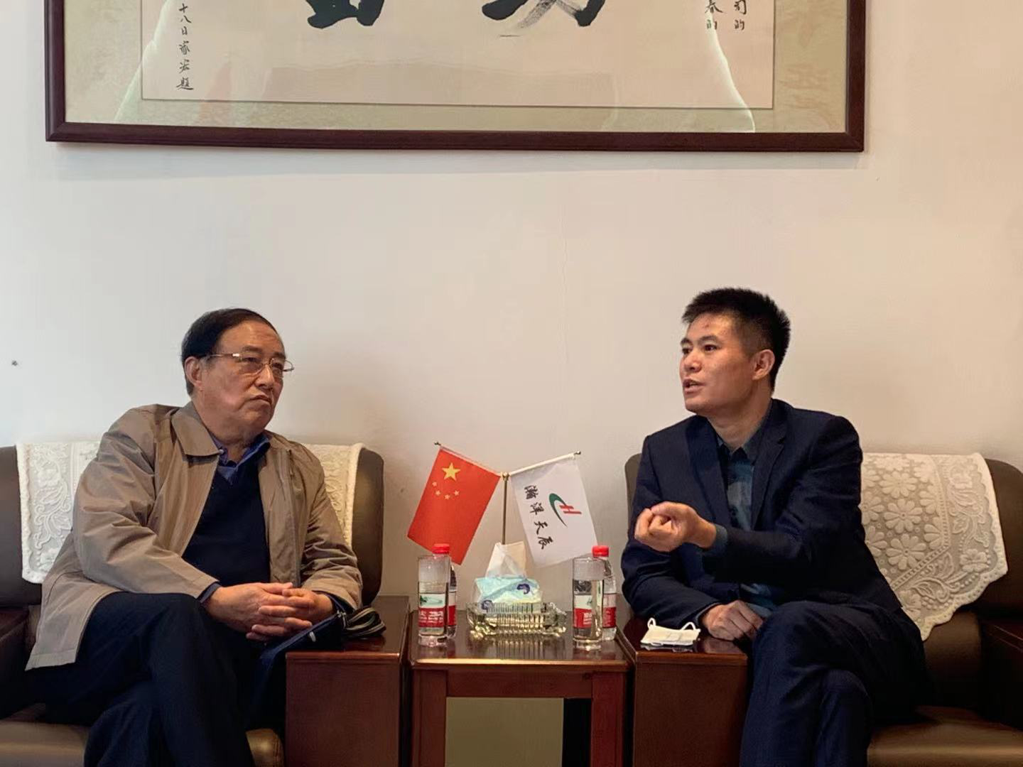 河南省环保联合会会长王争亚一行到公司调研指导